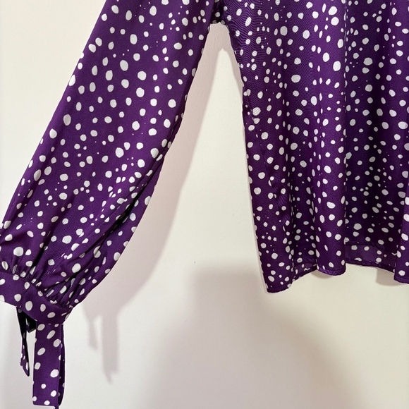 Zara Polka Dot Blouse (3 for $75) - Picture 2 of 3